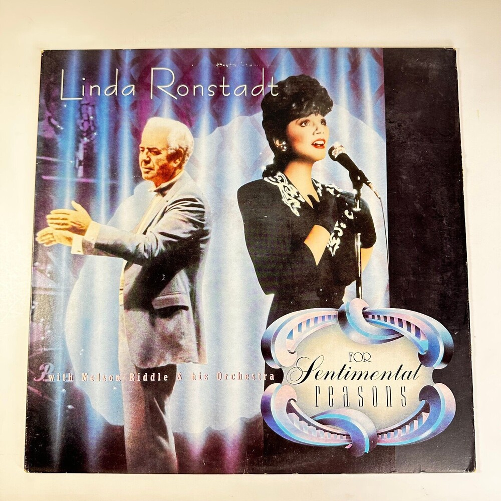 Vinyl Record Linda Ronstadt For Sentimental Reasons 1986 Asylum